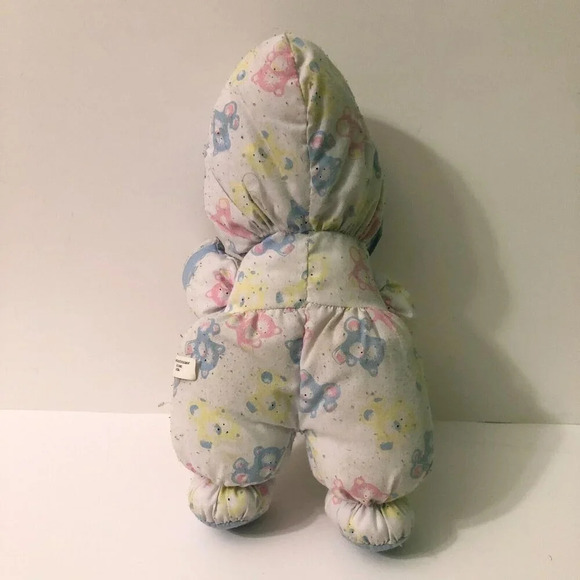 Vintage Baby Doll Plush Rubber Face 13 Inch Tall Puffalump Style Doll - Picture 6 of 16
